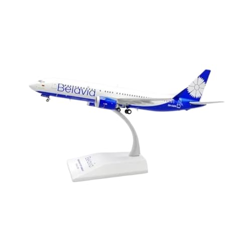 BMAONZ Kleinen Modellflugzeugen Maßstab 1:200 Für LH2310 B737 Druckguss-Metall-Passagierflugzeug Belavia Aircraft Airliner Model Toy Collection Miniatur Modelle von BMAONZ