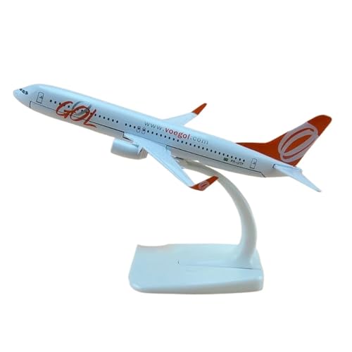 BMAONZ Kleinen Modellflugzeugen Maßstab 1:400 Für GOL B737-800 Druckguss-Flugzeugmodell, Legierungsflugzeug, Statische Anzeige, Spielzeug Für Erwachsene Miniatur Modelle von BMAONZ