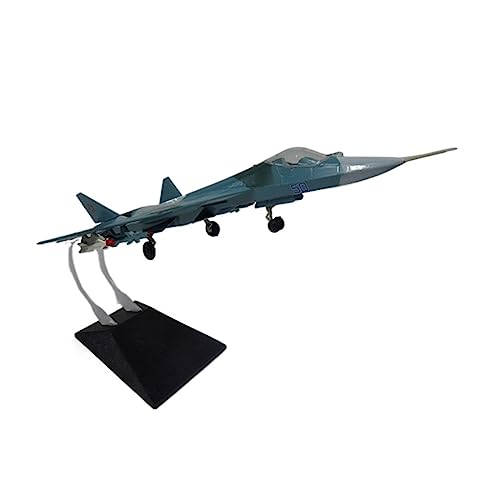 BMAONZ Kleinen Modellflugzeugen Passend Für T-50 Kampfflugzeugmodell Statische Simulation Abs Metalldruckguss Fertige Sammlung Miniatur Modelle von BMAONZ