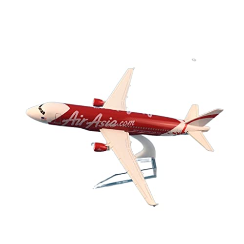 BMAONZ Kleinen Modellflugzeugen for A320 Air Asia Flugzeuge 16 cm Legierung Simulation Flugzeugmodell Spielzeug Miniatur Modelle von BMAONZ