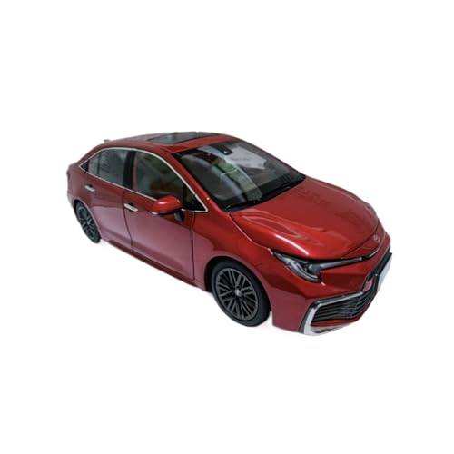 BMAONZ Miniatur Motorfahrzeug-Modelle 1/18 Für GAC Toyota TNGA 2021 Coral Red Ling Shang Legierung Offenes Automodell Exquisite Automodelle Display Fertigmodell von BMAONZ