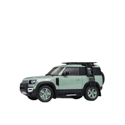 BMAONZ Miniatur Motorfahrzeug-Modelle 1/18 Für Land Rover Defender 110 90 SUV Fast Echtes Automodell Simulation Auto Modell Zimmer Autos Modell Junge Spielzeug Fertigmodell(Green B) von BMAONZ