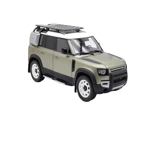 BMAONZ Miniatur Motorfahrzeug-Modelle 1/18 Für Land Rover Defender 110 90 SUV Fast Echtes Automodell Simulation Auto Modell Zimmer Autos Modell Junge Spielzeug Fertigmodell(Natural A) von BMAONZ