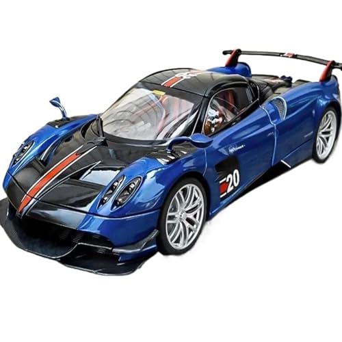 BMAONZ Miniatur Motorfahrzeug-Modelle 1/18 Für Pagani Huayra BC Supercar Legierung Diecast Modell Auto Sound Licht Simulation Sammlung Dekorativ Fertigmodell von BMAONZ