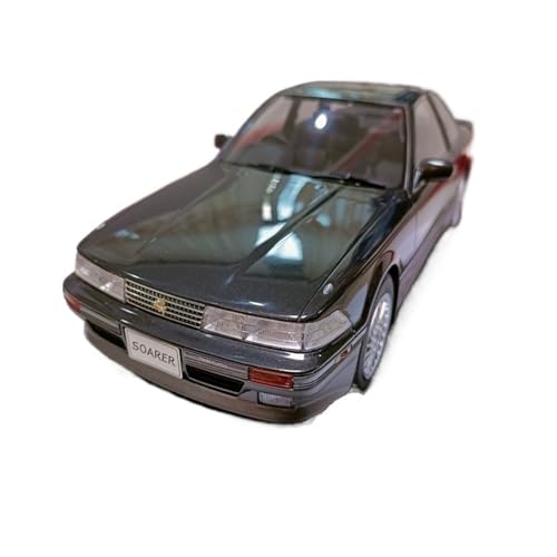 BMAONZ Miniatur Motorfahrzeug-Modelle 1/18 Für Toyota Soarer 2.0GT GZ20 1990 Schwarzes Coupé-Modell Druckguss-Metallautomodelle Exquisite Automodelle Fertigmodell von BMAONZ