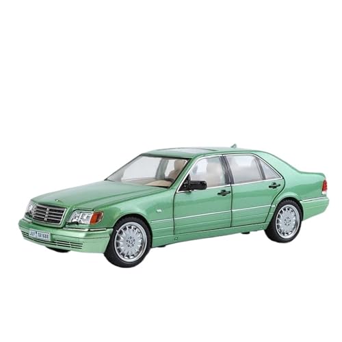 Miniatur Motorfahrzeug-Modelle 1/24 Für SEL Spielzeug Modell Auto Legierung Diecast Klassische Autos Modelle Mit Sound Licht Zurückziehen Gummi Reifen Fertigmodell(Green) von BMAONZ