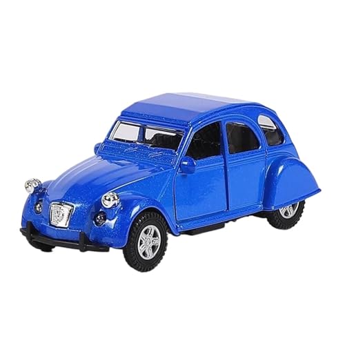 Miniatur Motorfahrzeug-Modelle 1/32 Skala Für Legierung Klassische Auto Modell Zurückziehen Diecast Kinder Spielzeug Simulation Fahrzeug Modell Decor Fertigmodell(Blue) von BMAONZ