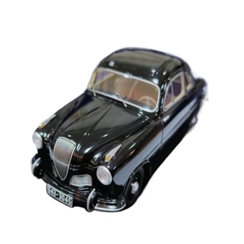 BMAONZ Miniatur Motorfahrzeug-Modelle 1/43 Für Hanomag 1951 Schwarz Oldtimer Modell Display Stand Dekoration Automodell Miniatur Automodelle Fertigmodell von BMAONZ