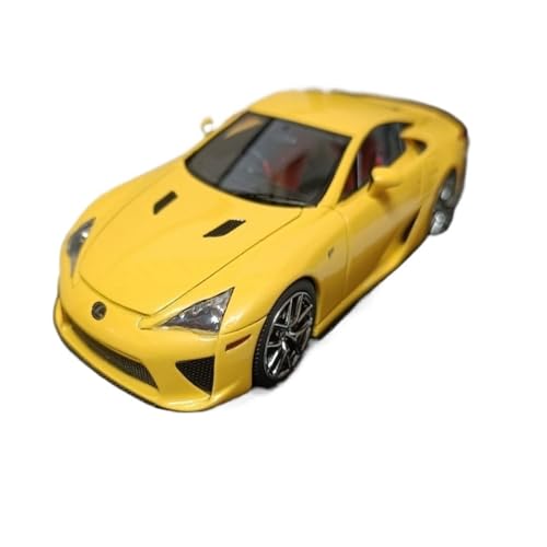 BMAONZ Miniatur Motorfahrzeug-Modelle 1/43 Für Toyota Lexus LFA RHD Perle Gelb Supercar Modell Vintage Auto Modelle Dekorative Ornamente Display Fertigmodell von BMAONZ