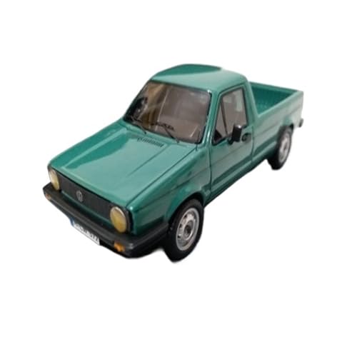 BMAONZ Miniatur Motorfahrzeug-Modelle 1/43 Für Volkswagen Caddy MK1 1981 Grün Simulation Gramm Pickup Auto Modell Limited Edition Auto Modelle Fertigmodell von BMAONZ