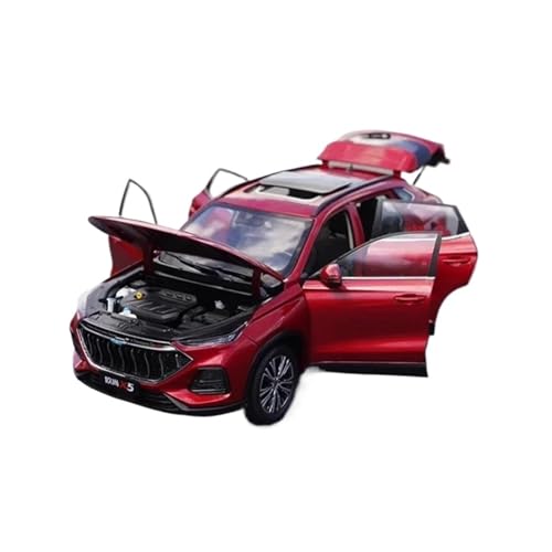 BMAONZ Miniatur Motorfahrzeug-Modelle 1:18 Für Changan Auchan X5 Diecast Legierung SUV Auto Modell Simulation Spielzeug Statische Modell Sammlung Display Fertigmodell(Red) von BMAONZ