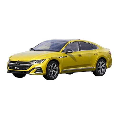 BMAONZ Miniatur Motorfahrzeug-Modelle 1:18 Für FAW-Volkswagen Cc Modell 2021 Modell Legierung Simulation Auto Modell Hobbyist Serie Überraschung Display Fertigmodell(Gold) von BMAONZ