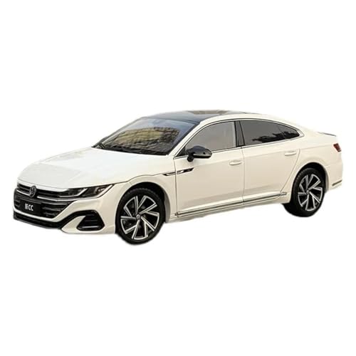 BMAONZ Miniatur Motorfahrzeug-Modelle 1:18 Für FAW-Volkswagen Cc Modell 2021 Modell Legierung Simulation Auto Modell Hobbyist Serie Überraschung Display Fertigmodell(White) von BMAONZ