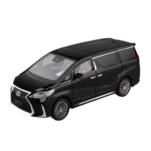 BMAONZ Miniatur Motorfahrzeug-Modelle 1:18 Für FÜR Lexuss LM300 MPV Legierung Muscle Car Modell Sound Und Licht Zurückziehen Spielzeug Sammlerstücke Display Fertigmodell von BMAONZ