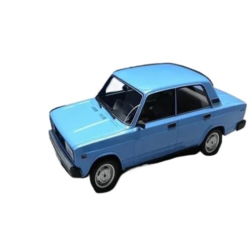 BMAONZ Miniatur Motorfahrzeug-Modelle 1:18 Für Lada Hellblau Simulation Legierung Automodell Spielzeug Hobby Sammlerstück Klassisches Design Automodelle Fertigmodell von BMAONZ