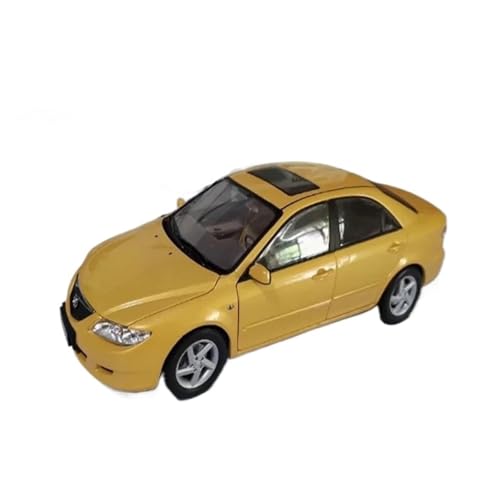 BMAONZ Miniatur Motorfahrzeug-Modelle 1:18 Für Mazda6 Modell 2003 Orangegelb Druckguss-Legierung Automodell Erwachsene Sammlerserie Automodelle Fertigmodell von BMAONZ