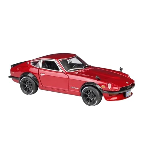 BMAONZ Miniatur Motorfahrzeug-Modelle 1:18 Für Nissan Datsun 240Z 1971 Auto Diecast Rot Modell Spielzeug Fahrzeug Dekoration Home Dekoration Display Fertigmodell von BMAONZ