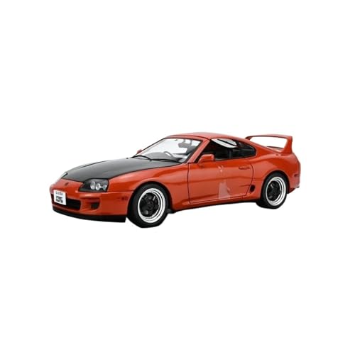 BMAONZ Miniatur Motorfahrzeug-Modelle 1:18 Für Toyota Supra MK4 A80 Simulation Druckguss-Legierung Statisches Automodell Sammlung Heimdekoration Fertigmodell von BMAONZ