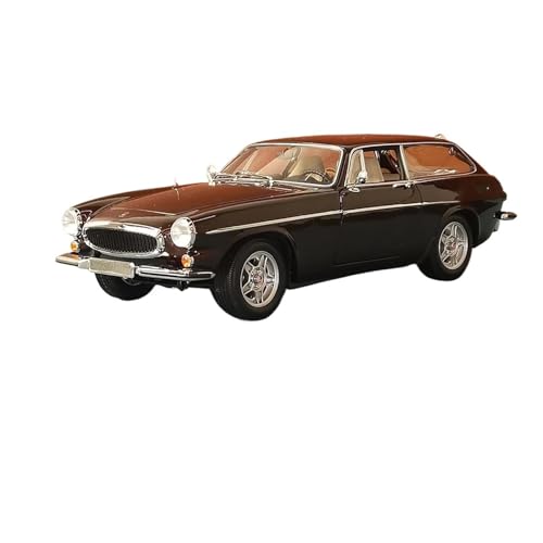 BMAONZ Miniatur Motorfahrzeug-Modelle 1:18 Für Volvo P1800 Es 1971 Braun Metallic Druckguss-Metall-Automodelle Legierungssimulation Oldtimermodell Fertigmodell von BMAONZ