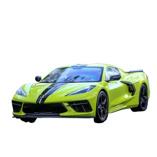 BMAONZ Miniatur Motorfahrzeug-Modelle 1:24 Für 2020 Corvette Coupe Legierung Auto Modell Supercar Druckguss Fahrzeuge Spielzeug Druckguss Sammlung Fertigmodell(Green) von BMAONZ