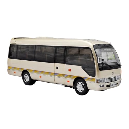 Miniatur Motorfahrzeug-Modelle 1:24 Für Toyota Coaster Bus Simulation Druckguss Legierung Bus Modell Metall Spielzeug Kinder Hobby Souvenir Sammlung Fertigmodell von BMAONZ