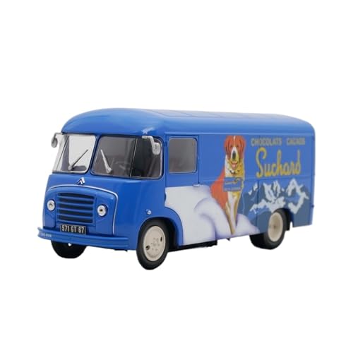 BMAONZ Miniatur Motorfahrzeug-Modelle 1:43 Für Citroen Typ 23 HLZ HEULIEZ 1958 Van Toy Car Model Hobbyist Series Holiday Surprise Display Fertigmodell von BMAONZ