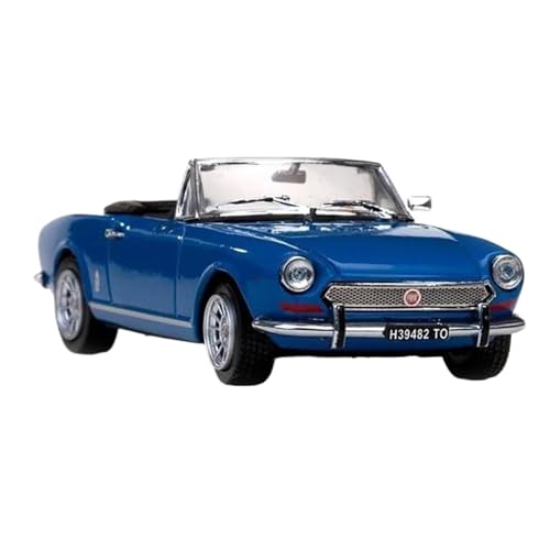 BMAONZ Miniatur Motorfahrzeug-Modelle 1:43 Für FIAT 24603 Cabrio Auto Druckguss Legierung Simulation Auto Modell Hobby Spielzeug Dekoration Sammlung Fertigmodell von BMAONZ