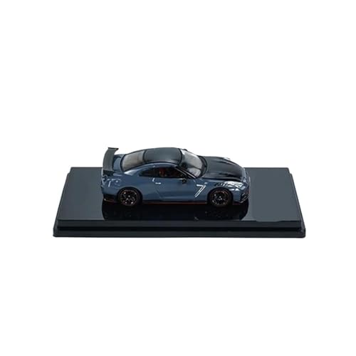 Miniatur Motorfahrzeug-Modelle 1:64 Für GT-R Alloy Die-Cast Sport Model Car Vehicle Collection – Grey Carbon Hobbyist Collection Toys Fertigmodell von BMAONZ