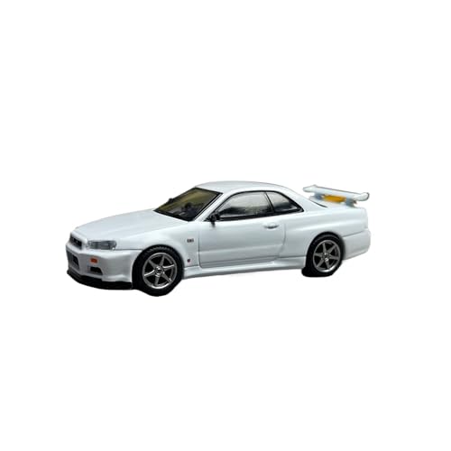 BMAONZ Miniatur Motorfahrzeug-Modelle 1:64 Für Nissan R34 Skyline GT-R V-Spec N1 Automodell Druckguss-Metallautomodelle Mini-Automodell Fertigmodell von BMAONZ