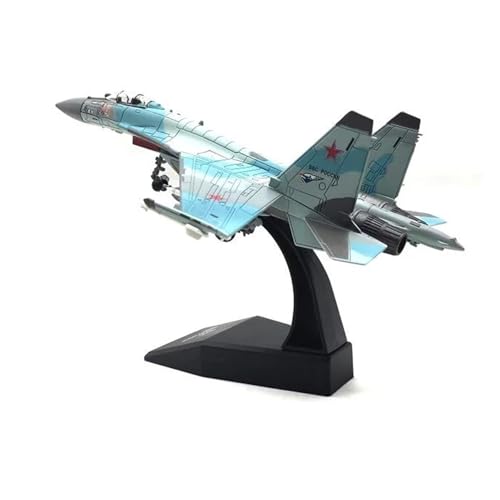 Kleinen Modellflugzeugen 1/100 Druckguss-Metalllegierung Für SU-35-Kampfflugzeug, Flugzeug-Replik, Modellflugzeug-Modell, Spielzeug Für Sammeln Miniatur Modelle(Green) von BMAONZ