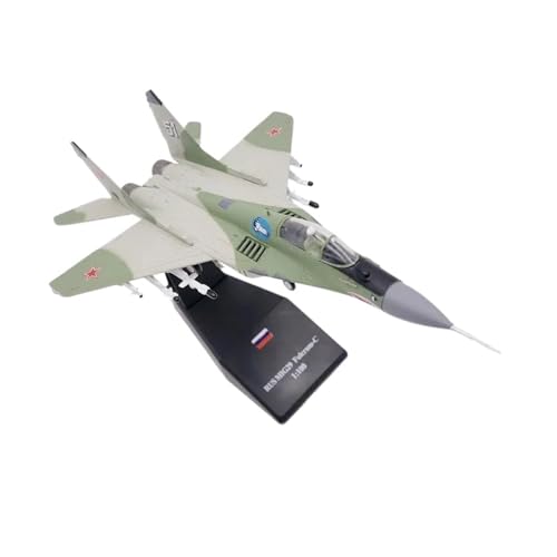 Kleinen Modellflugzeugen 1/100 Für Nordkoreanische Luftwaffe MIG-29 Russland MIG29 Kampfflugzeug Modell Druckguss-Metallspielzeugflugzeug Für Miniatur Modelle(Natural) von BMAONZ