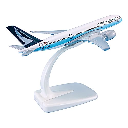 BMAONZ Kleinen Modellflugzeugen 1 368 16 cm Flugzeugmodell Flugzeuge Airbus A350-900 für Cathay Pacific Scale Druckguss-Flugzeugmodell Miniatur Modelle von BMAONZ