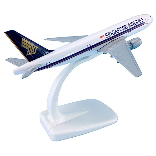 Kleinen Modellflugzeugen 1 400 16 cm Flugzeugmodell Nachbildung Flugzeuge Boeing B777-200 für Singapore Airlines Flugzeugmodell Miniatur Modelle von BMAONZ