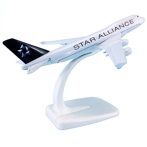 Kleinen Modellflugzeugen 1 440 16 cm Flugzeugmodell Flugzeuge Boeing B747-400 für Star Alliance Statisches Druckguss-Flugzeugmodell Miniatur Modelle von BMAONZ