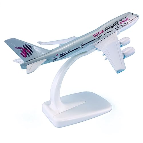 Kleinen Modellflugzeugen 1 440 16 cm Flugzeugmodell Statische Druckgussflugzeuge Boeing B747-400 Für Qatar Airways Flugzeugmodell Miniatur Modelle von BMAONZ