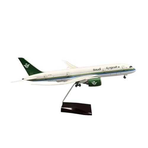 Kleinen Modellflugzeugen 1:130 43 cm Für Boeing 787 Jetliner-Modell, Druckguss-Harz-Flugzeug-Schmuckständer Mit LED-Leuchten Miniatur Modelle(No Lights) von BMAONZ