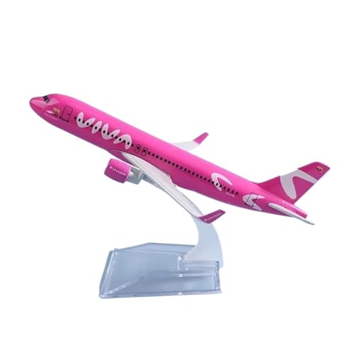 Kleinen Modellflugzeugen 1:400 Metall Aviation Für Viva Air Flugzeugmodell Druckgussflugzeug Miniatur Weihnachten Kinderzimmer Dekor Spielzeug ﻿ Miniatur Modelle(Pink) von BMAONZ