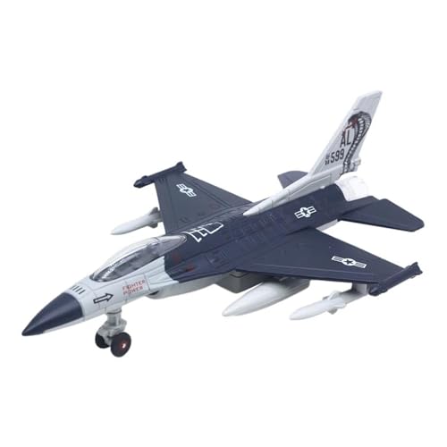 Kleinen Modellflugzeugen 1:50 Flugzeugmodell Spielzeug Für Aufklärungskampfjet Flugzeug Sound Licht Souvenir Dekor Ornament Miniatur Modelle(Dark Blue) von BMAONZ