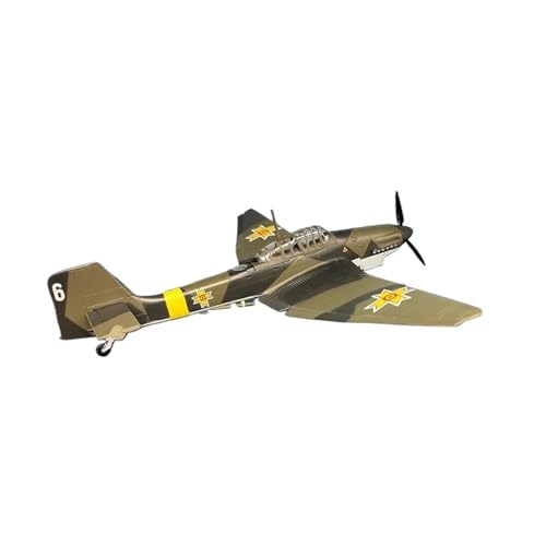 Kleinen Modellflugzeugen 1:72 Für Deutsches JU87D Stuka Sturzkampfflugzeug, Fertiges Modell, Desktop-Dekoration, Sammlerstücke Miniatur Modelle von BMAONZ