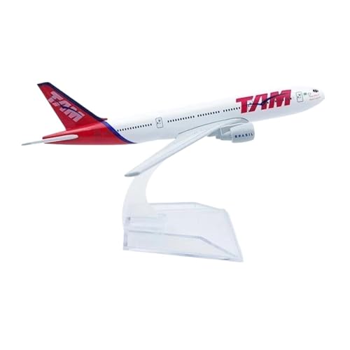 Kleinen Modellflugzeugen 16 cm 1: 400 Flugzeugmodell Für Boeing 777, Brasilianisches Flugzeugmodell, Druckguss-Metallflugzeug, Flugzeugspielzeug Miniatur Modelle von BMAONZ