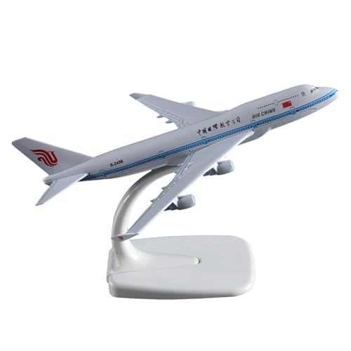 Kleinen Modellflugzeugen 16 cm für Air China B747 Airline-Flugzeugmodell mit Basis, Flugzeugmodell, Spielzeug für Sammlung, Ausstellung, Geschenk Miniatur Modelle von BMAONZ