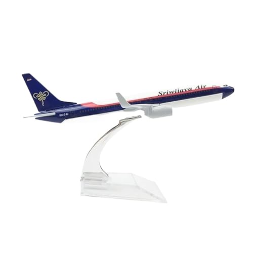 Kleinen Modellflugzeugen 16CM 1/400 Für Scale Boeing B737 Sriwiiava Flugzeug Modell Spielzeug Flugzeug Diecast Legierung Flugzeug Geschenk Kind Miniatur Modelle von BMAONZ