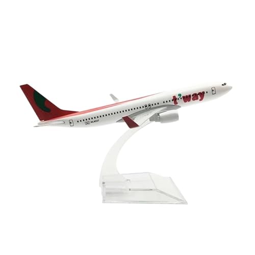 Kleinen Modellflugzeugen 16CM 1/400 Für Scale Boeing B737 T'way Simulation Flugzeug Modell Spielzeug Flugzeug Druckguss Legierung Flugzeug Kinder Miniatur Modelle von BMAONZ