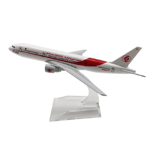 Kleinen Modellflugzeugen 16CM 1:400 Für Boeing B777-200 Algerien Legierung Metall Flugzeug Airliner Display Erwachsene Jungen Kind Sammlung Miniatur Modelle von BMAONZ