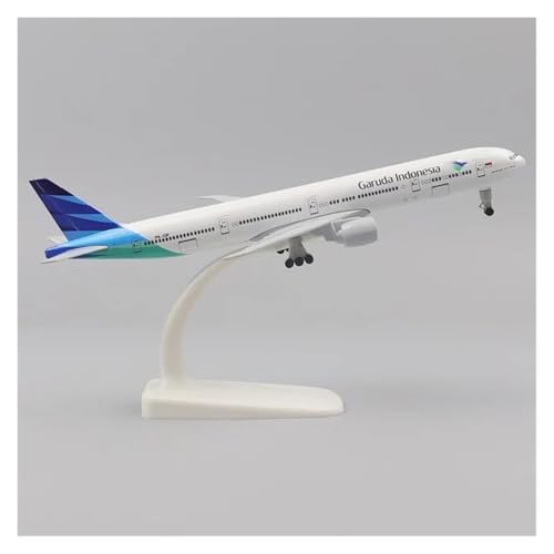 Kleinen Modellflugzeugen 20 cm Großes Flugzeugmodell Aus Metall Im Maßstab 1:400 Für Eine Boeing 777 Metallnachbildung Mit ﻿ Miniatur Modelle(Blue-Green) von BMAONZ