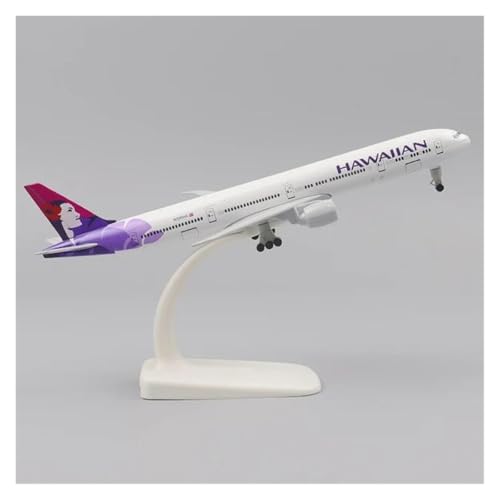 Kleinen Modellflugzeugen 20 cm Großes Flugzeugmodell Aus Metall Im Maßstab 1:400 Für Eine Boeing 777 Metallnachbildung Mit ﻿ Miniatur Modelle(Purple) von BMAONZ