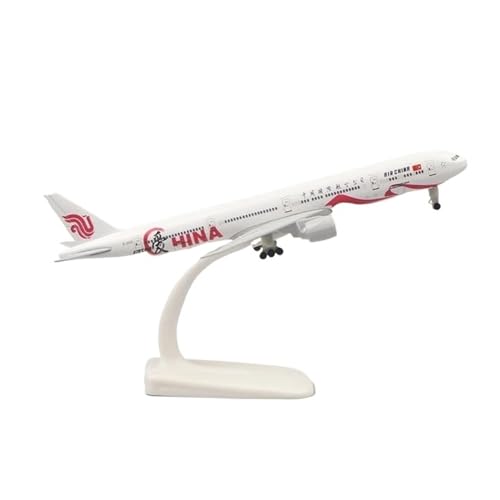 Kleinen Modellflugzeugen 20 cm Großes Flugzeugmodell Aus Metall Im Maßstab 1:400 Für Eine Boeing 777 Metallnachbildung Mit ﻿ Miniatur Modelle(Red) von BMAONZ