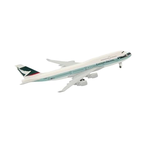 Kleinen Modellflugzeugen 20CM Für Cathay B747-400 Flugzeugmodell Legierung Druckguss Flugzeug Erwachsene Fans Sammlung Souvenir Dekorativ Miniatur Modelle von BMAONZ