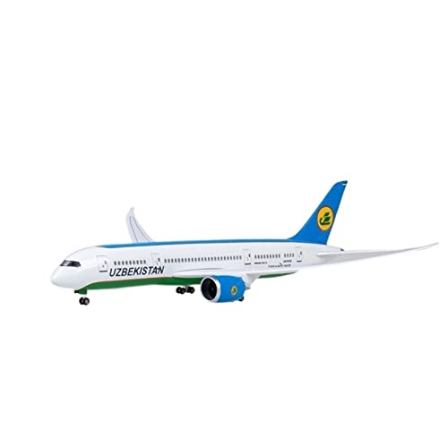 Kleinen Modellflugzeugen 43 cm Usbekistan Airlines for Boeing B787 Vliegtuig Model 1/130 Schaal Gegoten Hars Vliegtuig Miniatur Modelle(No Light) von BMAONZ