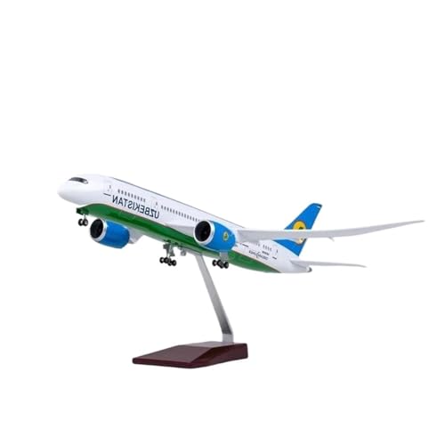 Kleinen Modellflugzeugen 47CM 1/130 Modell Spielzeug Für B787 Dreamliner Flugzeuge Mit Licht & RäderDruckguss Kunststoff Harz Flugzeug Miniatur Modelle(with Light) von BMAONZ